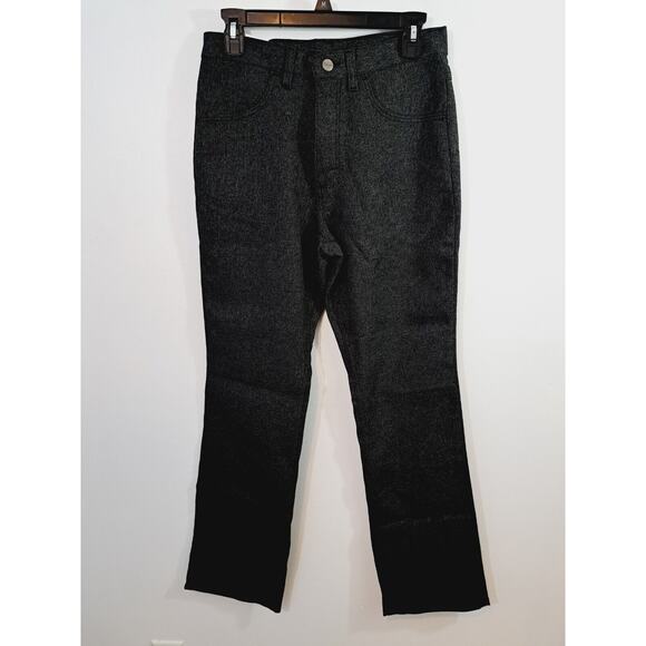 Wrangler Vintage New! Wretro 4 Pocket Bootcut Low Rise Gray Pants 7X34 - Picture 1 of 5
